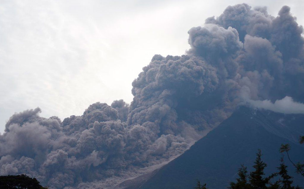 The Volcan de Fuego, in Guatemala